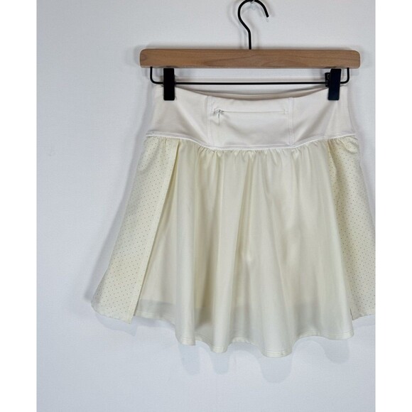 Spanx Womens Skort White Get Moving Mini Skirt A Line Tennis Stretch Golf Small - Picture 6 of 8